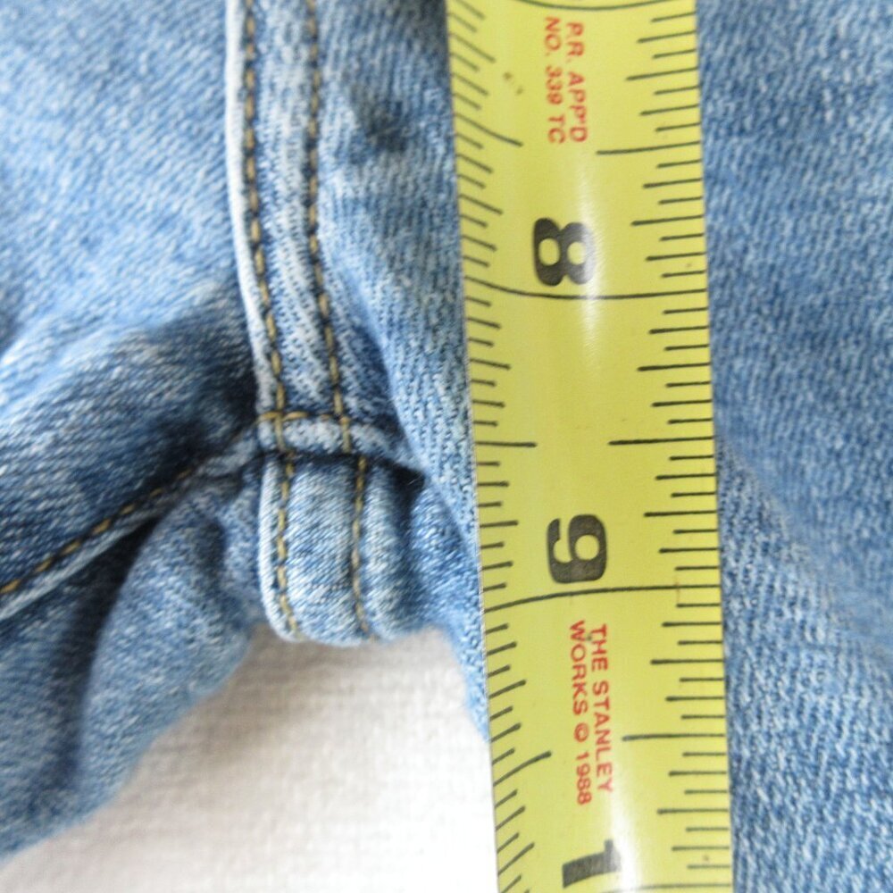 7 For All Mankind Josephina Skinny Boyfriend Jeans Size 26 Light Wash - Picture 13 of 16